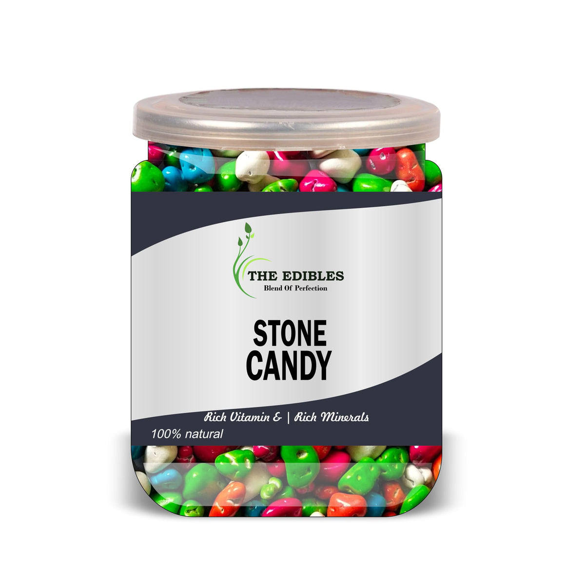 THE EDIBLE Stone Candy 300 Gram Airtight Container