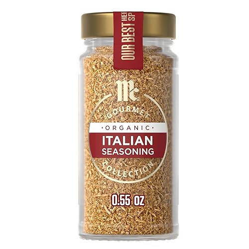 McCormick Gourmet Collection Italian Seasoning, Organic, Non GMO, Our Best Herbs & Spices, Aromatic Herbs, Elevate Chicken, Seafood, Pasta Sauces