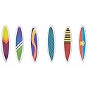 12 Count Surfboards Cake and Cupcake Toppers, Assorted
