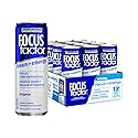 Focus Factor Energy Drink - 12 x 355ml Cans (Original Flavour) - with Focus + Energy - Lightly Carbonated, Sugar Free, Low Calorie with Vitamins B6