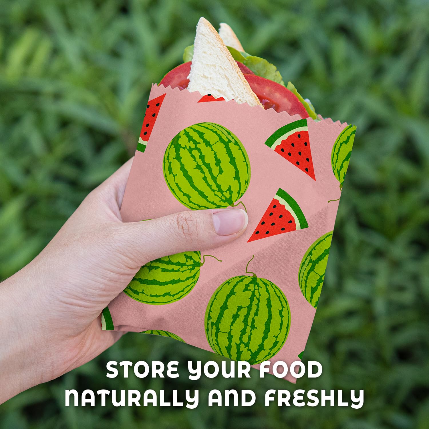 Akeeko Reusable Beeswax Food Wraps - Assorted 12 Pack, Reusable, Plastic-Free Food Storage, Sustainable Gifts, 3 Sizes (6S,4M,2L)