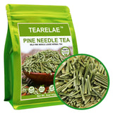 TEARELAE - Pine Needle Tea - 100% Pure Natural Dried Masson Pine Needles Herbal Tea Loose Leaf - CUT & SIFTED - Non-GMO - Caffeine-free - 5oz/142g