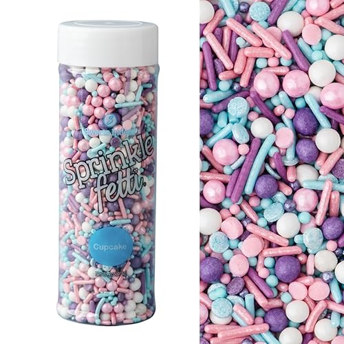 Sweets Indeed Sprinkles, Cupcake Edible Sprinkle Mix, Perfect for Cake Decorations, Baking, Ice Cream, Cookies, Cupcake Topper