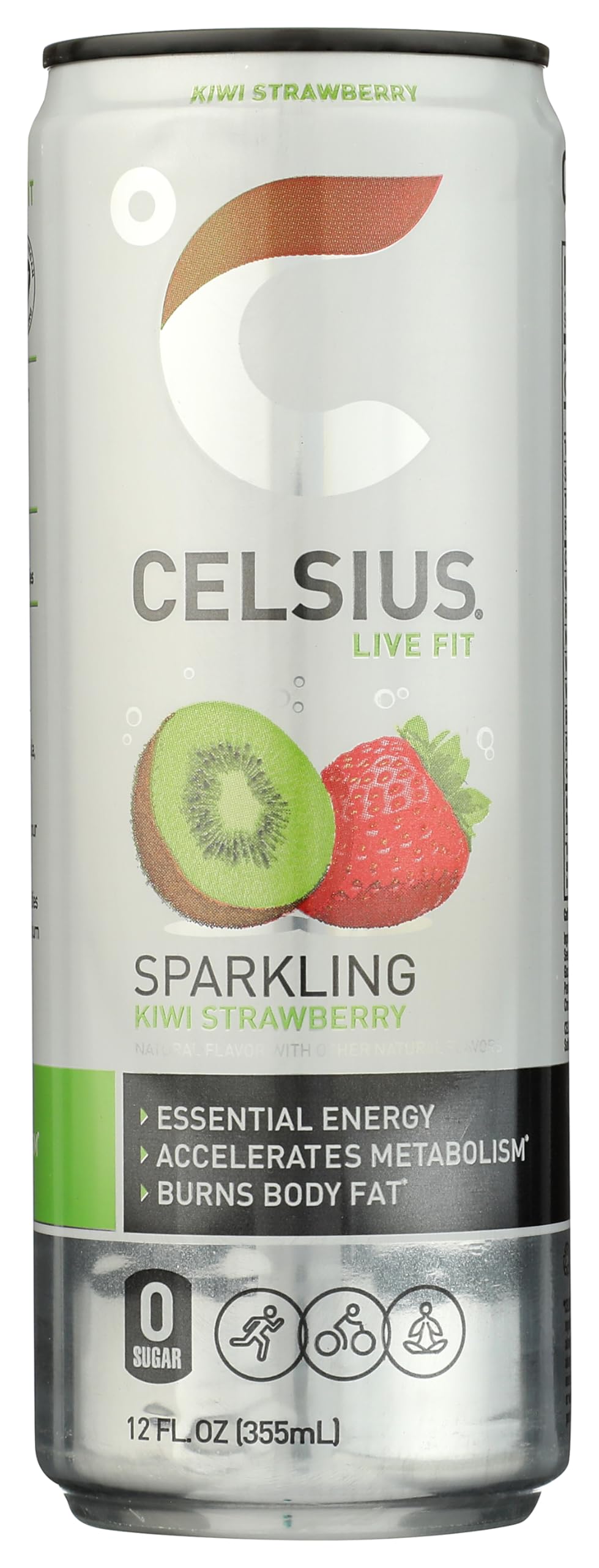 Celsius 12oz SS - Kiwi Strawberry