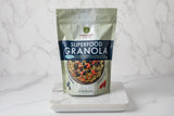 Superfood Granola | Gluten-Free with Blueberries, Goji Berries, Chia Seeds, Buckwheat Groats | Vegan and No Refined Sugars | 10 oz (283g)