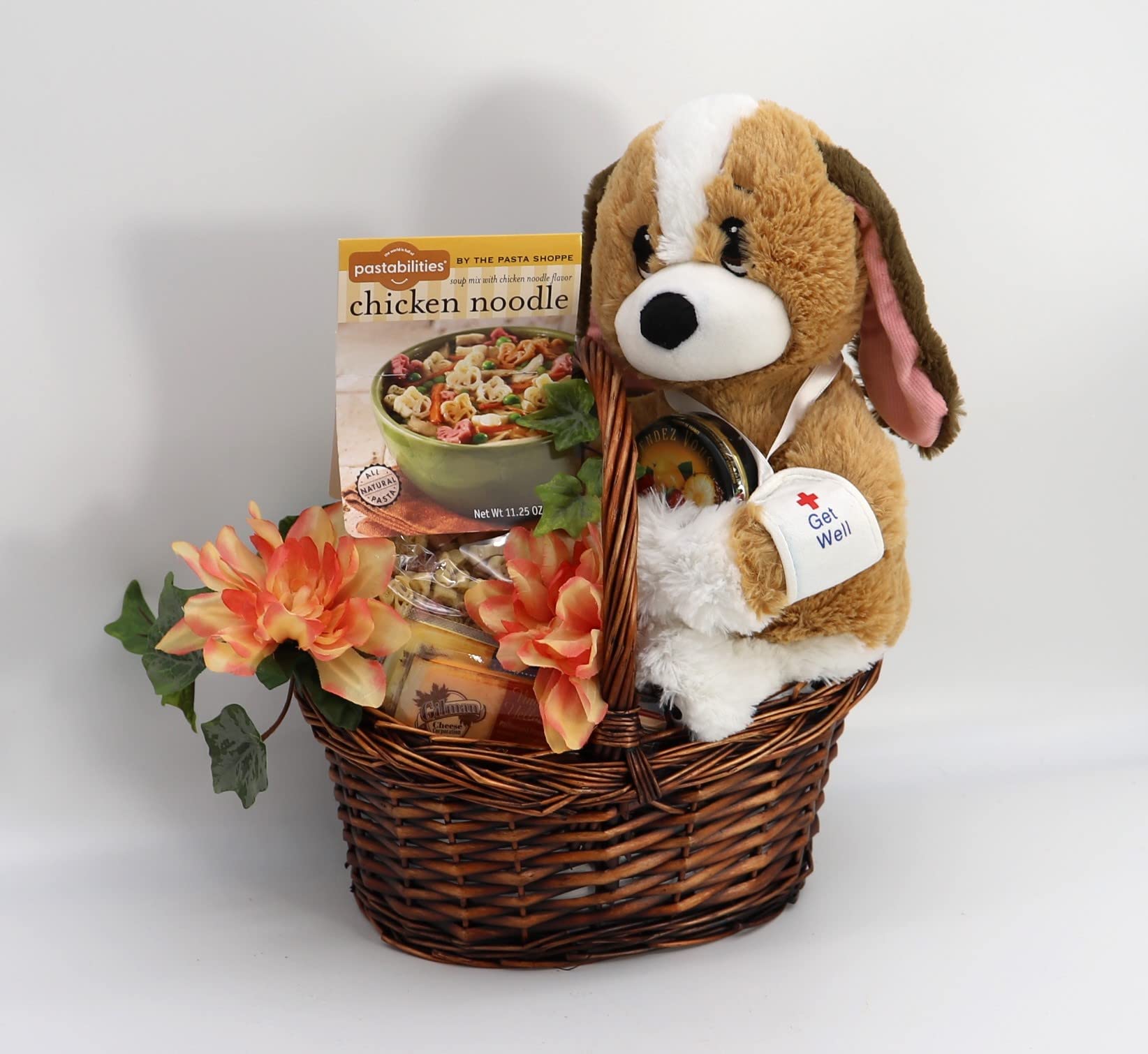 Gift Basket Village - Road To Recovery, A Fun and Chery Get Well Gift Basket To Help the Recover Process