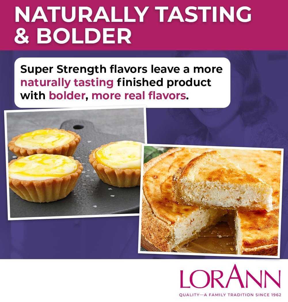 LorAnn Oils Super Strength Flavoring - Used For Candy Making, Flavoring, Baking, Hard Candy, & Flavor Oils - Bold, Natural Flavors 4X Stronger Than