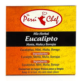 Peruchef Te Mix-herbal Eucalipto, Menta, Muña y Borraja | Peruvian 20 Tea Bags Eucalyptus