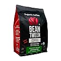 Beantween Coffee: Premium Organic MEDIUM ROAST Whole Bean (12oz) of 100% Arabica Coffee - Low Acid, MOLD-FREE, Certified Organic, Kosher, Single