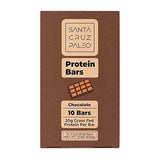 Santa Cruz Paleo Protein Bar - 20g Grass-Fed Whey & Collagen Protein - Wildflower Honey Sweetened, No Seed Oils, High Protein Snack Bar (Chocolate