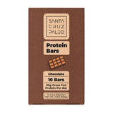Santa Cruz Paleo Protein Bar - 20g Grass-Fed Whey & Collagen Protein - Wildflower Honey Sweetened, No Seed Oils, High Protein Snack Bar (Chocolate