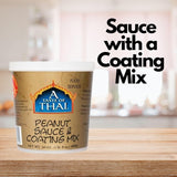 A Taste of Thai Peanut Sauce & Coating Mix | Authentic Thai Flavor with Roasted Peanuts & Spices | Ready-to-Use Mix for Noodles, Dips, Salads