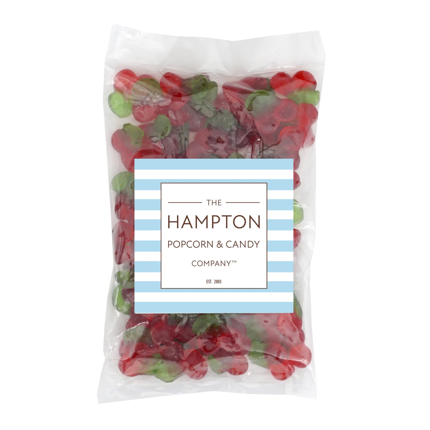 The Hampton Candy Company Gummy Cherries, 1lb Bulk Bag, Gummy Candy, Cherry Flavored Candy