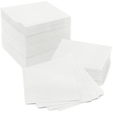 Prestee Linen Feel Guest Towels - Paper Hand Towels - Cocktail Napkins - 5inch Folded / 9.5inch Unfolded - 200 count - Soft and Absorbent Disposable