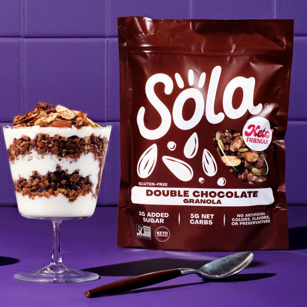SOLA Double Chocolate Granola, 11 Ounce