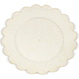 BLUE PANDA 50-Pack Gold Plastic Plates - Gold Glitter Plates with Scalloped Edges, Disposable for Birthdays, Weddings, Bridal Shower, 9 inches