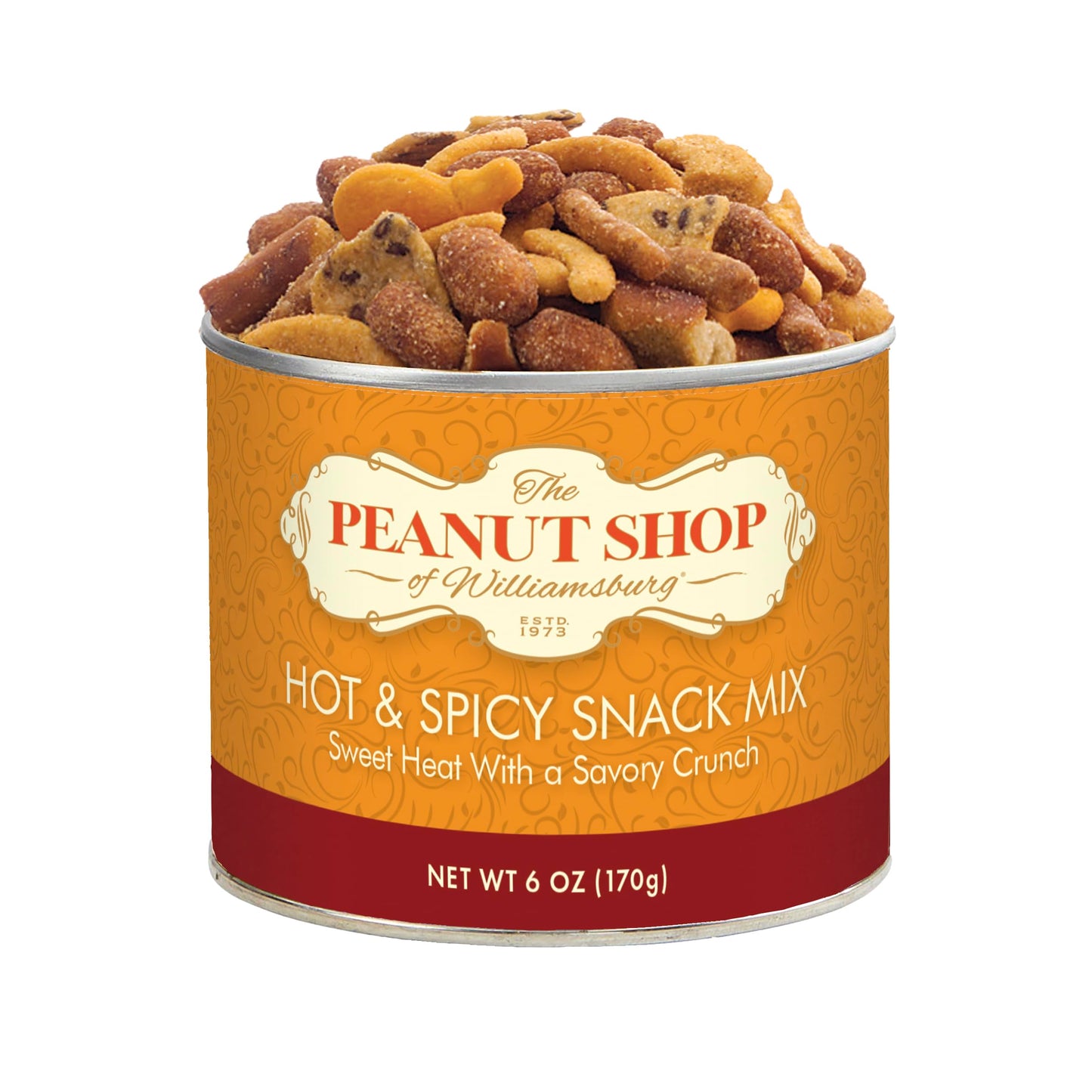 The Peanut Shop of Williamsburg Hot and Spicy Snack Mix 6oz
