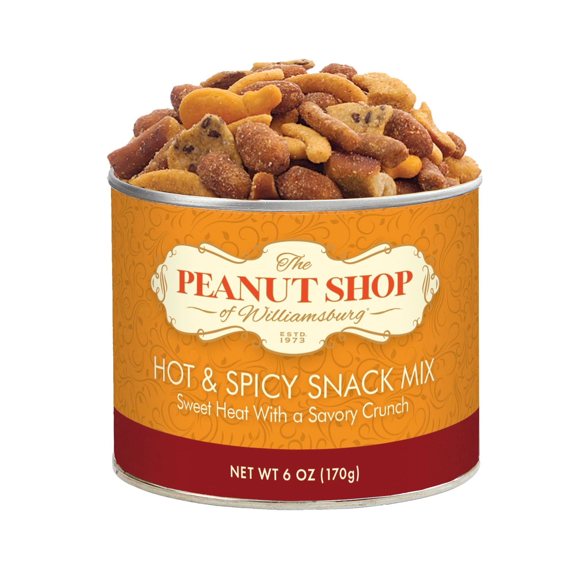 The Peanut Shop of Williamsburg Hot and Spicy Snack Mix 6oz