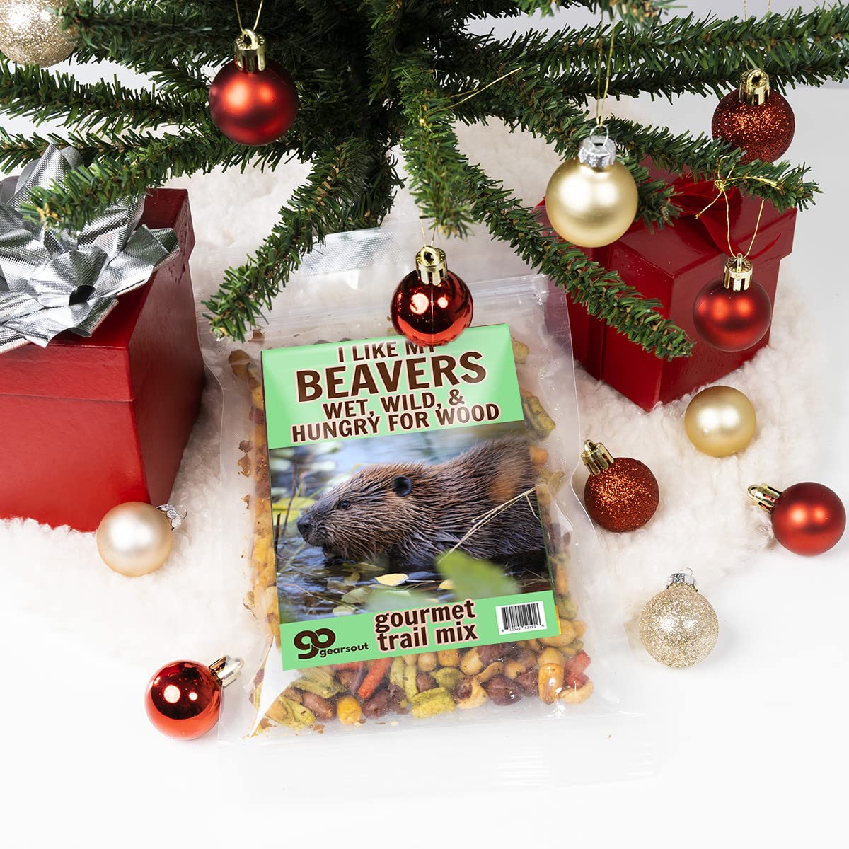I Like My Beavers Wet, Wild, and Hungry for Wood Cajun Trail Mix - Spicy Pub Mix with Delicious Spicy Nuts - 10 oz Healthy Snack - Funny Gag Gift