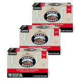 French Market Coffee & Chicory Medium-Dark Roast Single Serve Coffee Pods, 12ct Box (Pack of 3)