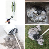 Dryer Duct/Vent Cleaning Kit, Lint Remover, Synthetic Brush Head, Use with or Without a Power Drill (26feet+2 Head)