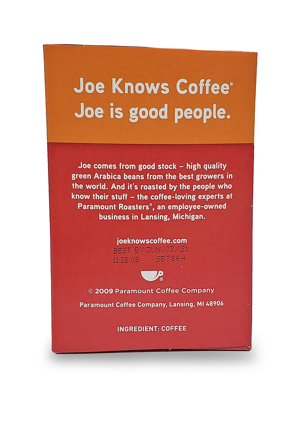 Joe Knows Coffee, Wake Up Joe Medium Roast 24 Single Serve Coffee