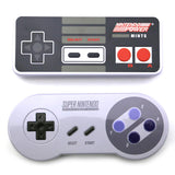 SNES, NES Nintnendo Controller Tin Candy and Mints (2 Pack) Wild Berry and Peppermint Flavor Gift Stuffer with 2 GosuToys Stickers