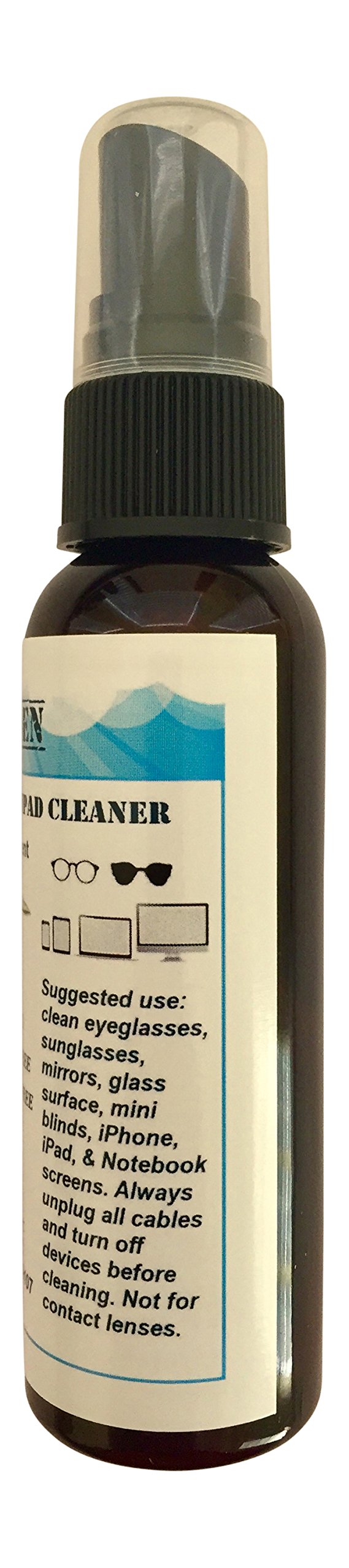 RAGARDEN Eyeglasses/iPhone/iPad Cleaner. Juniper floral water. 2 oz Spray Bottle.