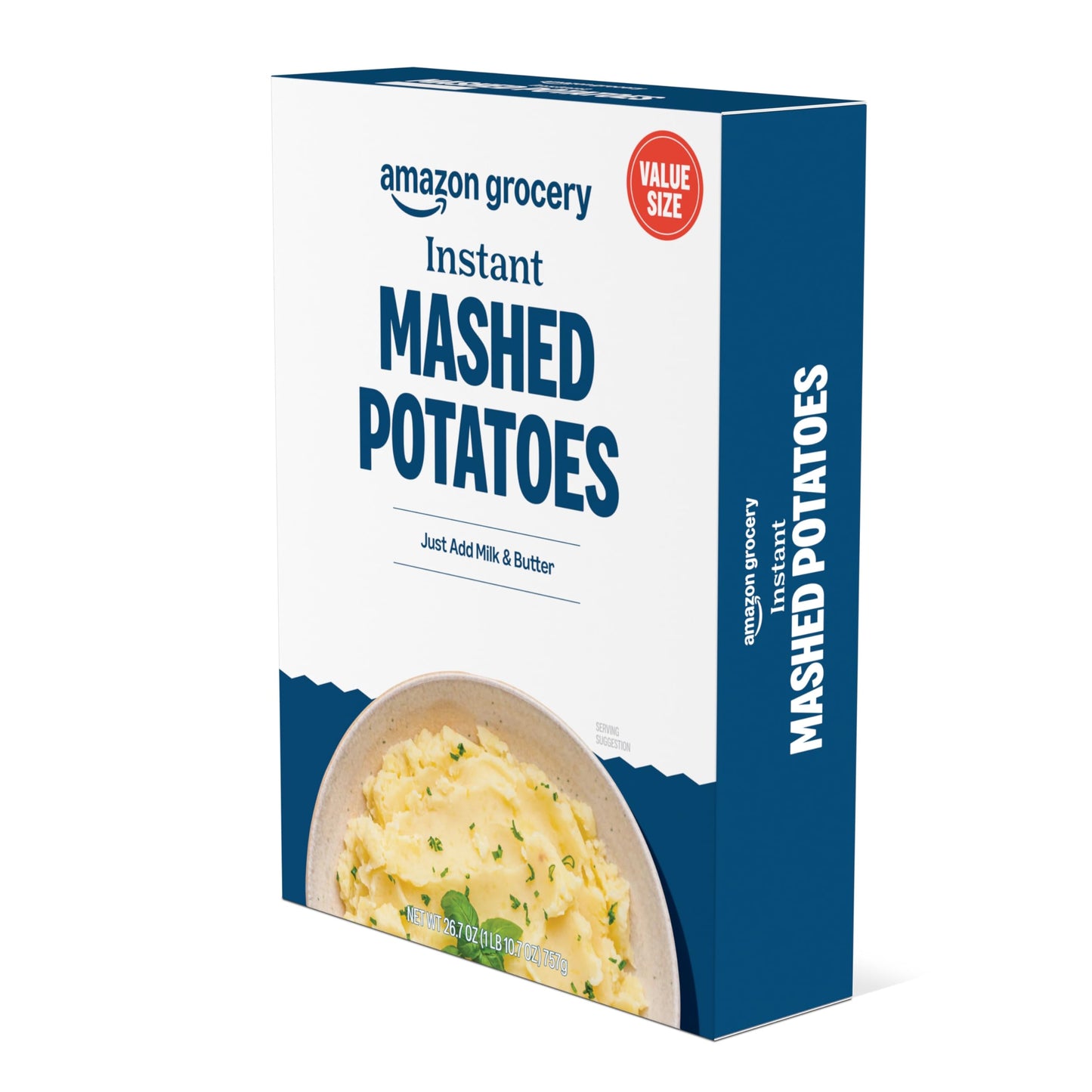 Amazon Grocery, Instant Mashed Potatoes, 26.7 Oz
