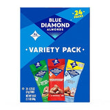 Blue Diamond Almonds Snack Nut Variety Pack for Kids, Office, School, On-the-go, 0.75 oz Gluten Free Individual Packs, Wasabi & Soy Sauce, Lightly