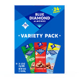 Blue Diamond Almonds Snack Nut Variety Pack for Kids, Office, School, On-the-go, 0.75 oz Gluten Free Individual Packs, Wasabi & Soy Sauce, Lightly