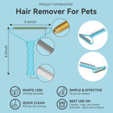 Pet Hair Remover 3-Pack,Dog Cat Hair Remover,Lint Shaver Cleaner Pro,Fur Removal Tool,Portable Carpet Scraper,Fuzz Rollers Hairball Brush