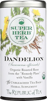Republic of Tea Organic Dandelion Superherb Tea Bags, 36 CT
