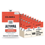 Flavia Alterra Colombia Coffee Freshpacks works only with Flavia Brewers, Medium Roast (Case of 100)
