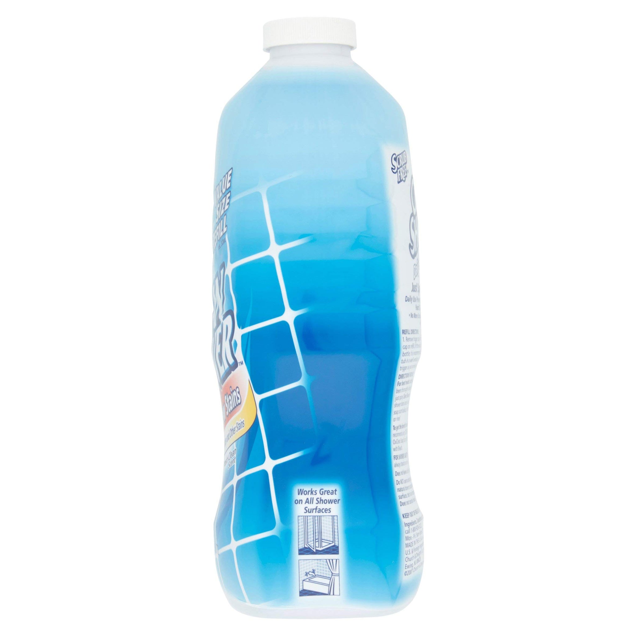 PACK OF 6 - Clean Shower Daily Shower Cleaner Refill, 60 fl oz
