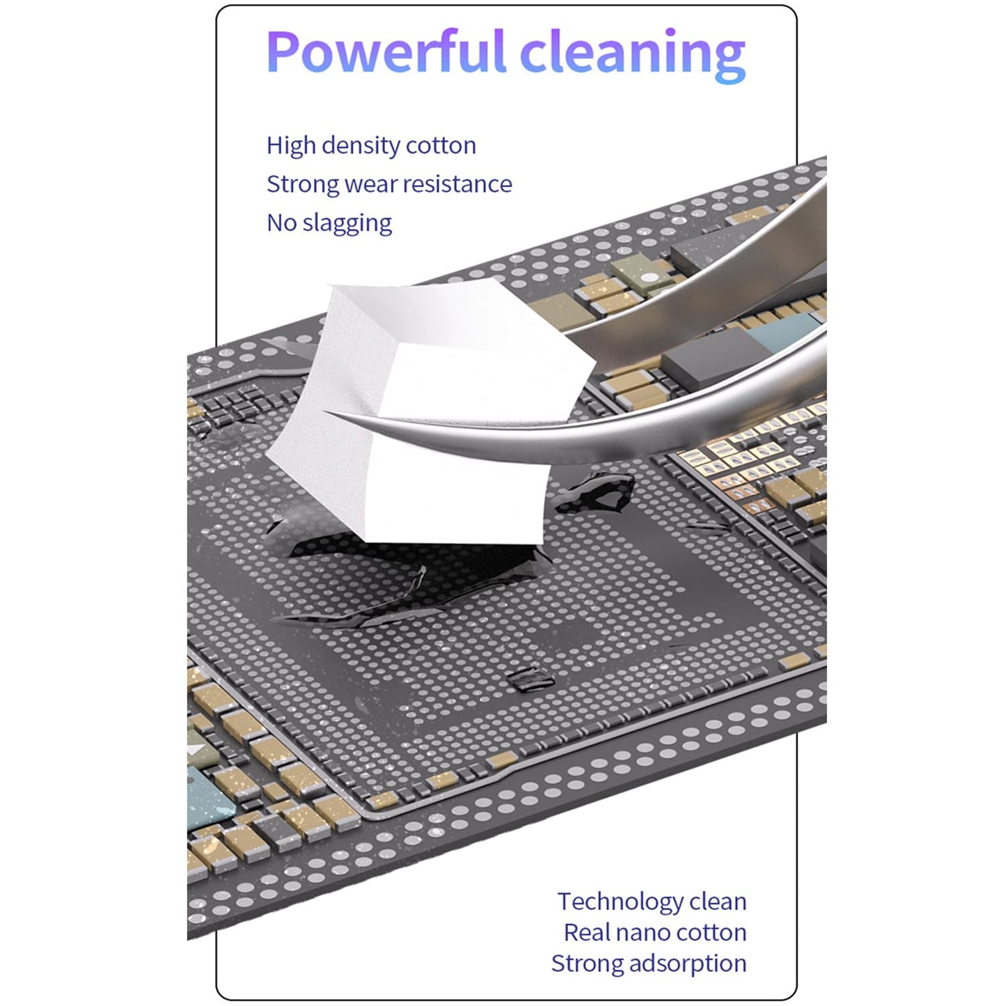Mechanic NC800 Nano-Clean Sponges, No Slagging, Multifunctional Cleaning Tool