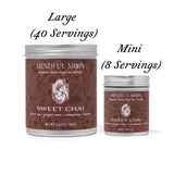 Sweet Chai Tea by Mindful Moon - Spicy & Sweet Caffeinated Blend with Ginger, Cinnamon, & Licorice - Loose Leaf Tea (Large)