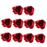 SOLUSTRE 10Pcs Random Color Rose Petal Candy Wrappers Elegant Chocolate Wrapping for Weddings Parties Events Beautiful Floral Design for Sweet Treats