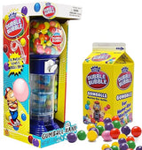 Fruidles - Coin Operated Bubble Gum Machine and Toy Bank -10.50" Inch Tall Spiral Fun Candy Machine Dispenser includes 150 Gum Balls - Great Gift Toys