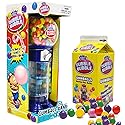 Fruidles - Coin Operated Bubble Gum Machine and Toy Bank -10.50" Inch Tall Spiral Fun Candy Machine Dispenser includes 150 Gum Balls - Great Gift Toys