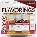 Lorann Oils SS Cinnamon, Cherry & Peppermint Flavors, 0.125 fl oz