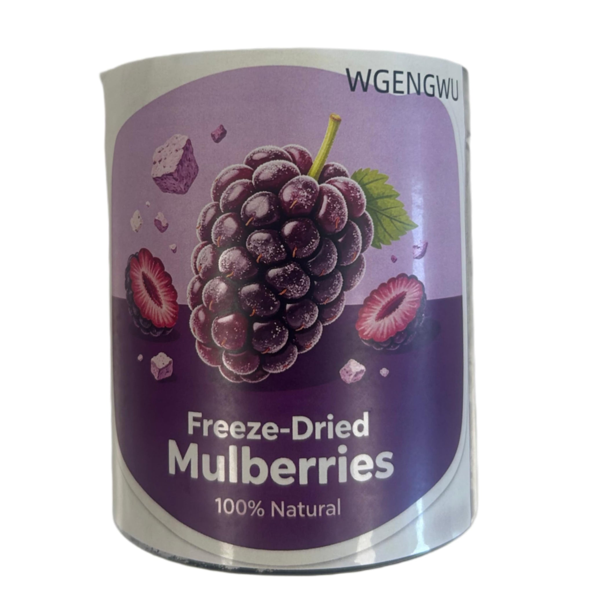 Dried Mulberries, 100% Natural Sun-Dried Fruit, No Added Sugar, Vegan, Gluten Free Superfood Snack for Baking, Cereal, Trail Mix, 8oz