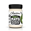 Chosen Foods Classic Vegan Avocado Oil-Based Mayonnaise, Gluten & Dairy Free, Low-Carb, Keto Diet Friendly, Mayo for Sandwiches, Dressings and Sauces
