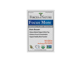 Forces of Nature Organic, Natural Focus More Brain Health Support with Dandelion & Wild Lettuce, Sublingual Tincture Helps Support Memory