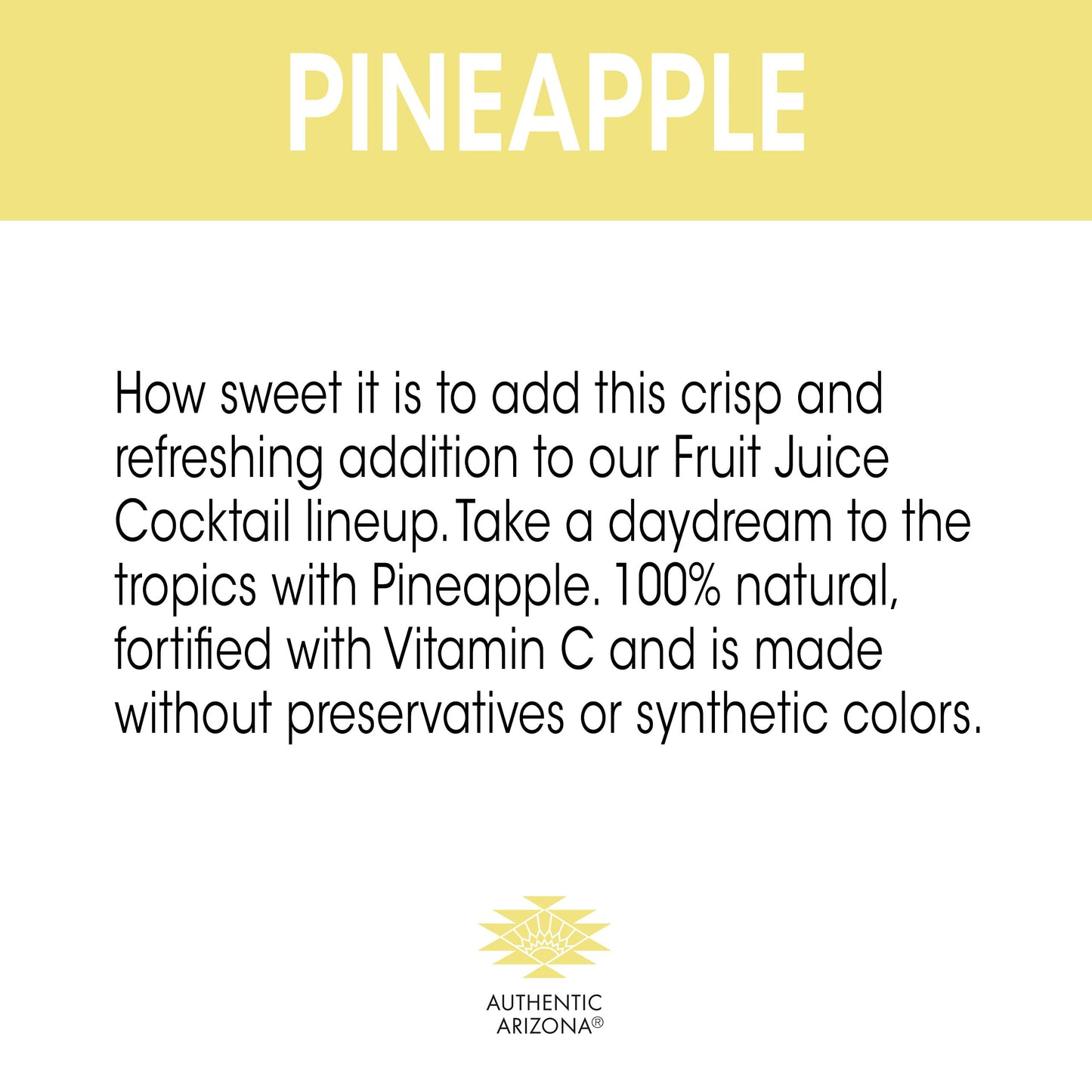 AriZona Pineapple Juice Drink, 20 Fl Oz (Pack of 24)