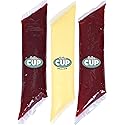 By The Cup Pie & Pastry Filling Variety 3 Pack - Raspberry, Bavarian and Strawberry - 3 Flavors, 2 Pound Bags