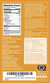 Healthworks Superfoods Organic Turmeric Powder - 8 Oz - Ground Raw Organic, Curcumin, Keto, Paleo, Vegan and Non-GMO