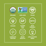 The Only Bean - Organic Edamame Spaghetti Pasta - High Protein, Keto Friendly, Gluten-Free, Vegan, Non-GMO, Kosher, Low Carb, Plant-Based Bean Noodles