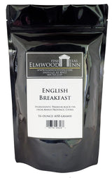Elmwood Inn Fine Teas English Breakfast Keemun Black Tea, 16-Ounce Pouches