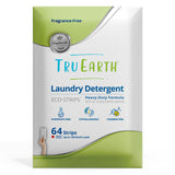 Tru Earth Platinum - Heavy Duty Laundry Detergent Sheets - Up to 128 Loads (64 Count), Fragrance Free - Ultra-Concentrated - Eco-Friendly Laundry